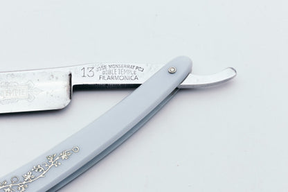 6/8" Filarmonica Doble Temple #13 Straight Razor w/ Coffin | Spain