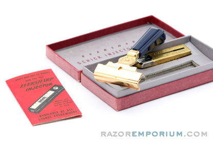 1940's Eversharp Schick Injector with Cream Bakelite Handle & Orig. Box