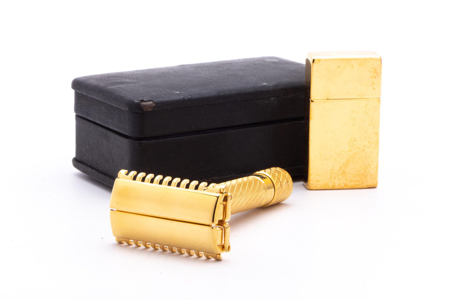 1930's Gillette Aristocrat Deluxe Double Edge Razor Set | Original Condition