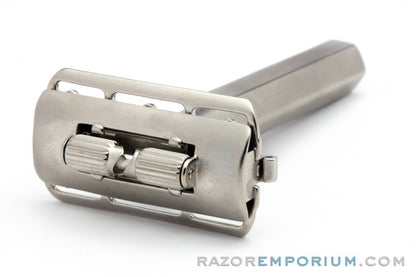 1930s King Oscillator Safety Razor | Factory Nickel Revamp