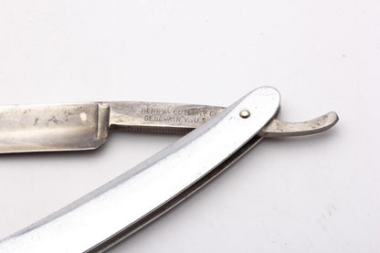 5/8" Geneva Cutlery Co. Classics on Clearance Straight Razor With Steel Scales