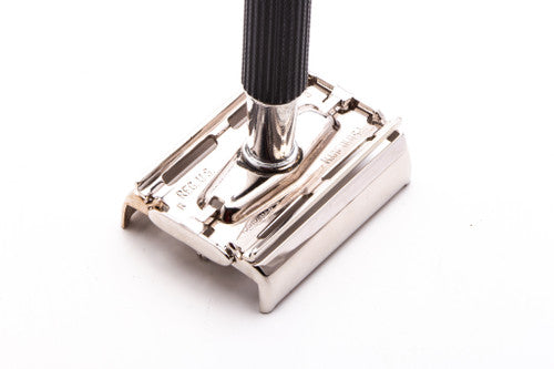 1971 R3 Gillette Black Handle Super Speed Safety Razor  | Rhodium Revamp