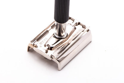 1971 R3 Gillette Black Handle Super Speed Safety Razor  | Rhodium Revamp