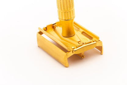 1951 W1 Gillette Aristocrat Double Edge Safety Razor | Matte Gold