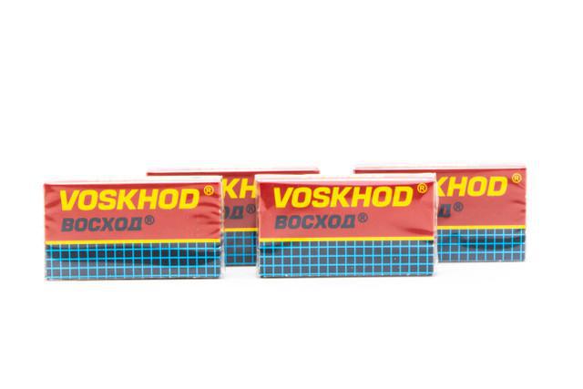 Voskhod Teflon Coated Double Edge (DE) Blades