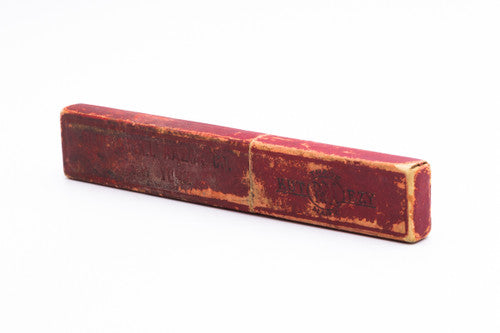 9/16" Blue Steel Razor Co NY Straight Razor Germany