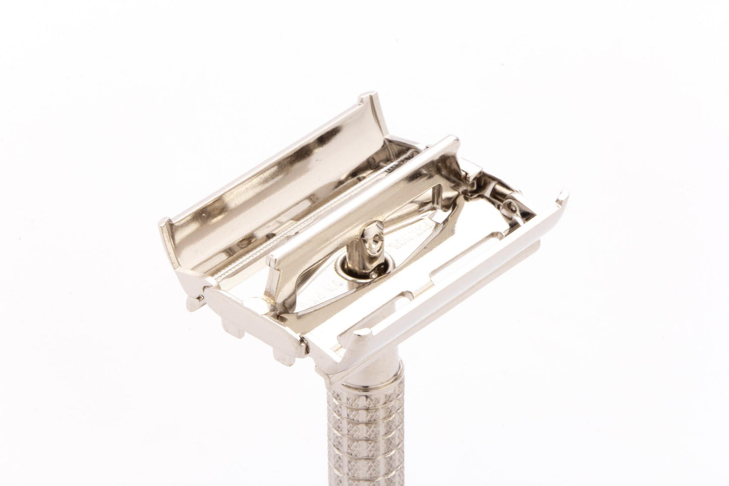 1964 J3 Gillette Flare Tip DE TTO Super Speed Safety Razor | Factory Nickel Revamp