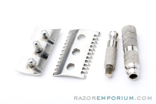 Open Razor Set 1960s EMIR Travel Open Comb Double Edge Safety Razor Set – Razor Emporium