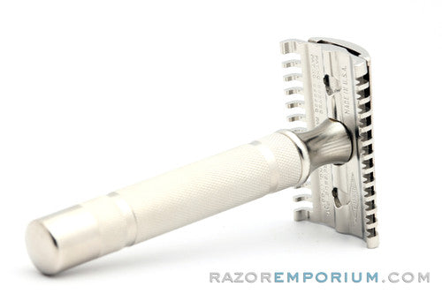 1930's Gillette Goodwill DE Safety Razor | Factory Nickel Reavmp