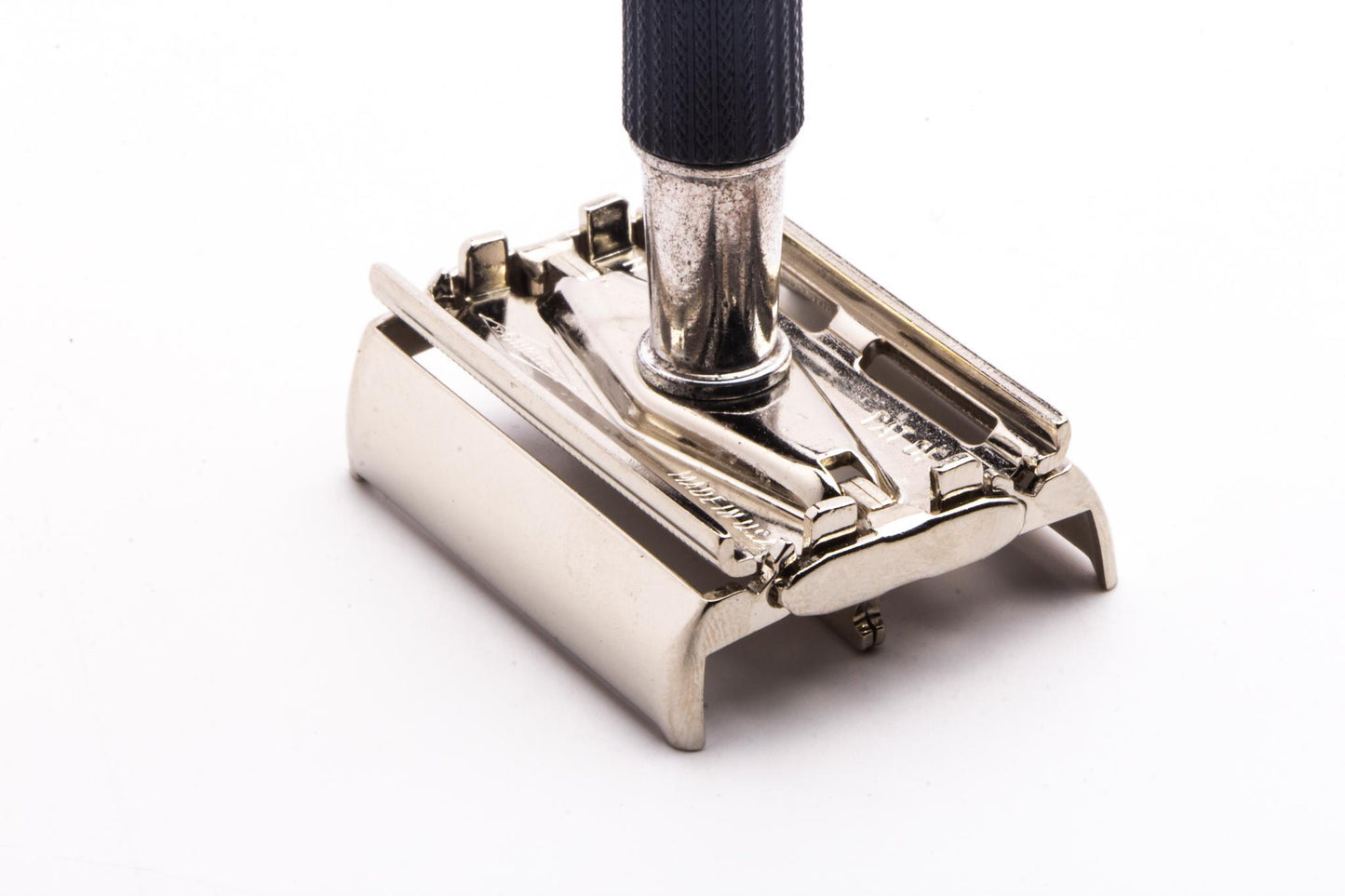 1967 M2 Gillette Black Handle Super Speed Double Edge Safety Razor | Factory Nickel Revamp