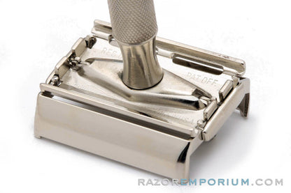 1954 Gillette Z4 Super Speed Double Edge Razor | Factory Nickel Revamp