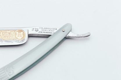 7/8" Filarmonica Sub Cero #14 Straight Razor w/ Coffin & Original Scales | Spain