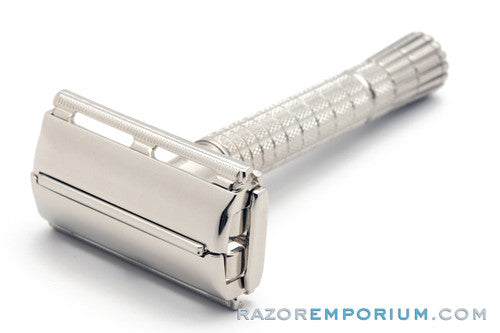 1957 Gillette Flare Tip Super Speed Safety Razor | Factory Nickel Revamp