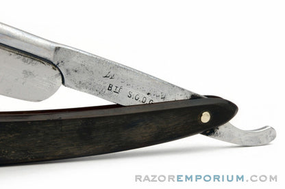 5/8" H. Marseilles "BTÉ S.G.D.G." Frameback Straight Razor  | France