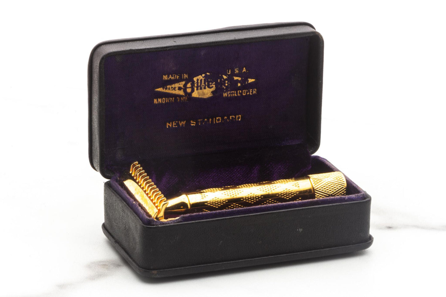 1925 Gillette New Standard Double Edge Safety Razor Set | Original Condition