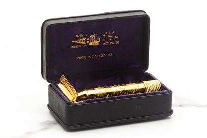 1925 Gillette New Standard Double Edge Safety Razor Set | Original Condition