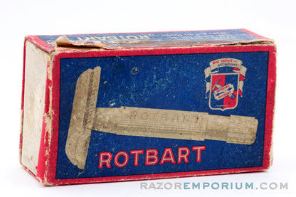 1940's Rotbart DE Safety Bakelite Travel Razor w/ Box