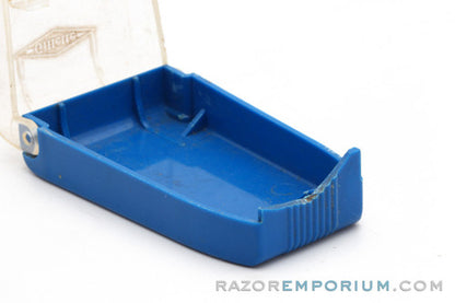 1960's Gillette Blue Snap Case Made in England