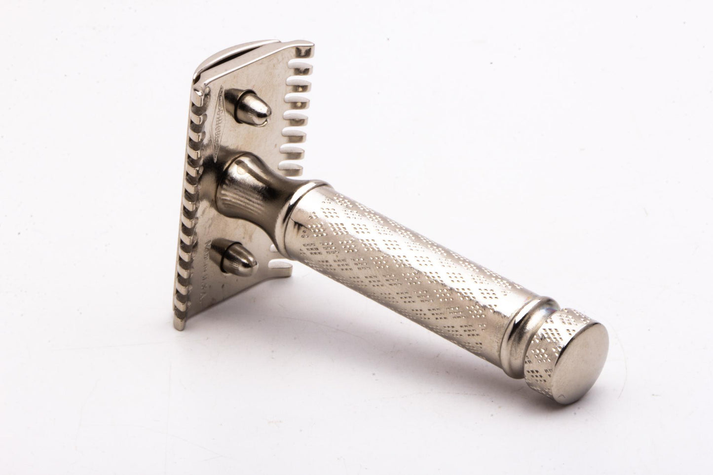 1920s Gillette New Improved Tuckaway Safety Razor Set  | Factory Nickel Revamp
