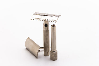 1900's Gillette Single Ring Double Edge Safety Razor Set | WJNO Baker