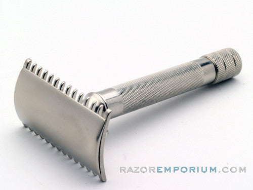 1916 Gillette Single Ring Old Type DE Safety Razor | Nickel Revamp