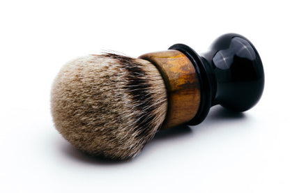Vintage Restored Wooden Shave Brush | Badger