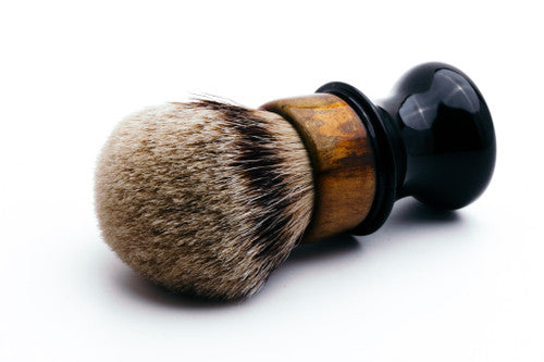 Vintage Restored Wooden Shave Brush | Badger