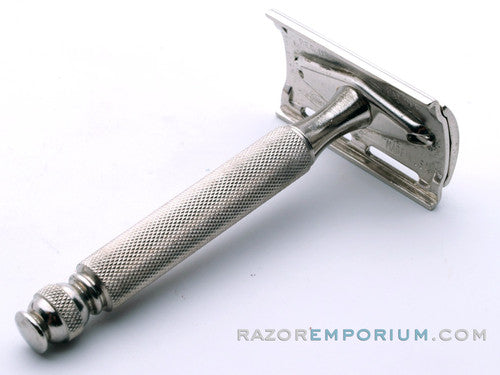 1959 E2 Gillette Ball End Tech Razor in Red Box - New Old Stock
