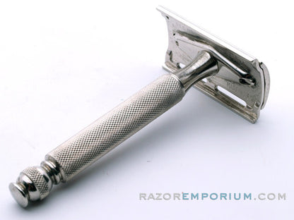 1959 E2 Gillette Ball End Tech Razor in Red Box - New Old Stock
