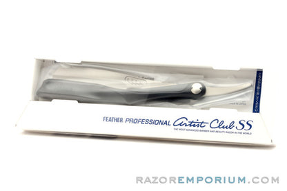 Feather Artist Club SS Folding Razor | Black
