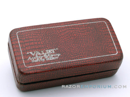 Valet Auto-Strop Razor Set w/ Maroon Leather Case & Box