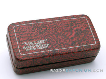 Valet Auto-Strop Razor Set w/ Maroon Leather Case & Box