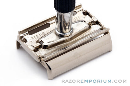 1971 Gillette Black Handle Super Speed Double Edge Safety Razor - R2