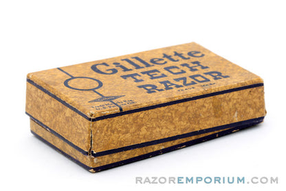 1938-1945 Gillette Bakelite Tech Razor in Brown Box