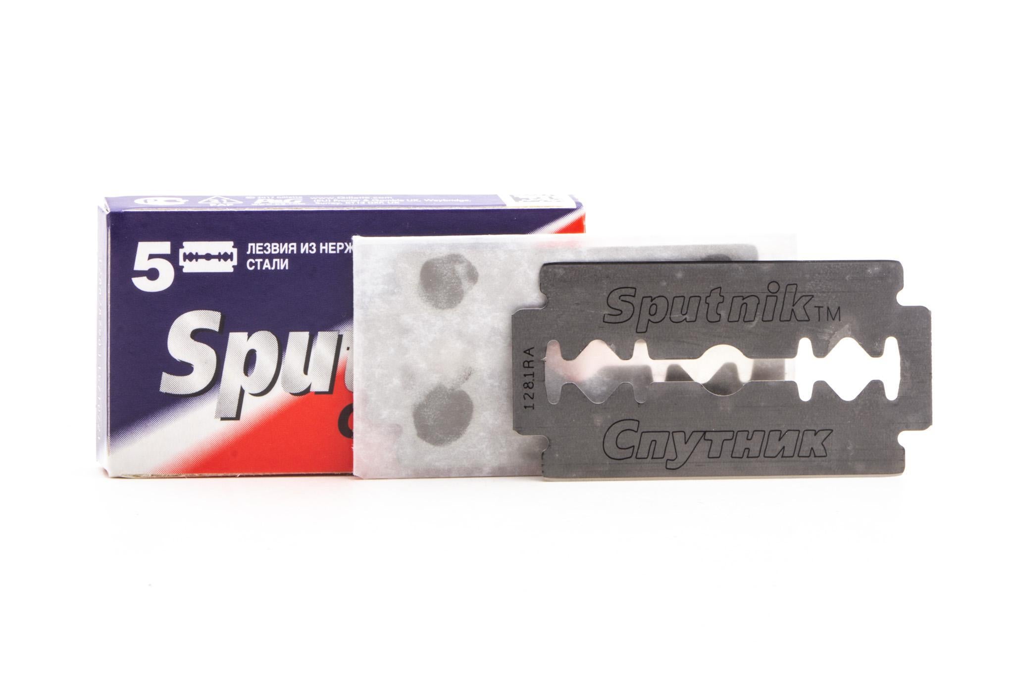 Gillette Sputnik Snythnk Teflon Coated Double Edge (DE) Razor Blades C ...