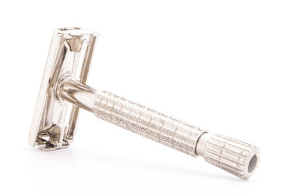 1947 Gillette Flare Tip British Rocket Safety Razor | Nickel Revamp