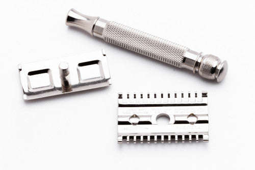 1930's Gillette Goodwill DE Safety  Razor Nickel Revamp