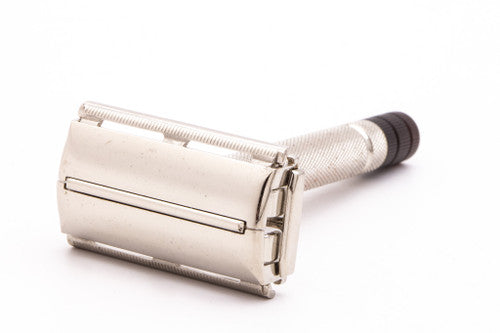 1951 W2 Gillette Black Tip Double Edge Super Speed Safety Razor | Original Condition