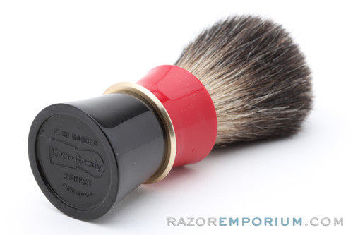 Ever-Ready 300PBT Revamped Vintage Pure Black Badger Brush