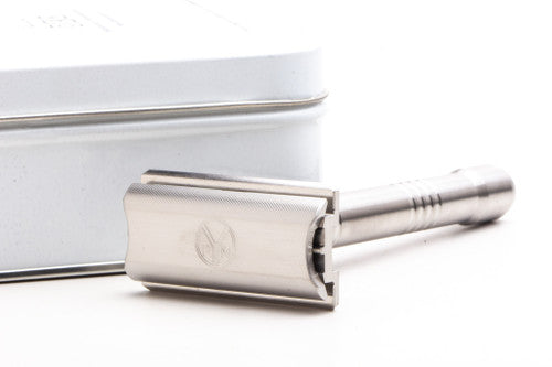 Yates Precision Shaving  Model 921-H Solid Bar Double Edge Safety Razor | 316 Stainless Steel