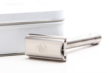 Yates Precision Shaving  Model 921-H Solid Bar Double Edge Safety Razor | 316 Stainless Steel