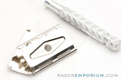 1977 GBS & Gillette Tech Long Handle DE Safety Razors Set | Made in England