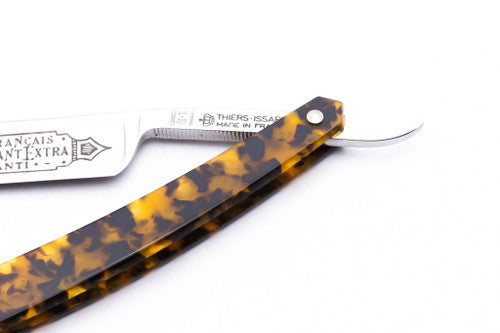 5/8" Thiers-Issard Evide Sonnant Extra Straight Razor | Faux Tortoise Shell