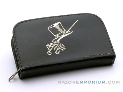 1967 M3 Gillette Travel Tech Safety Razor w/ Black Leather Case