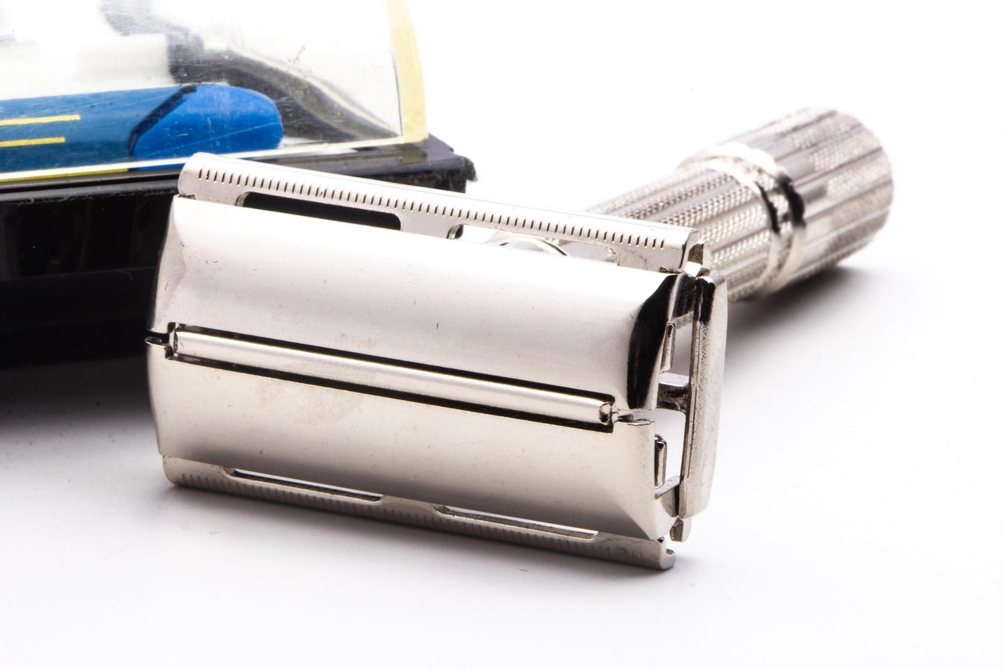 1961 G3 Gillette Fatboy $1.95 TTO Adjustable Double Edge Razor Set | Original Condition
