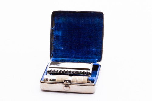 1960s Hoffritz Travel Slant Double Edge Razor