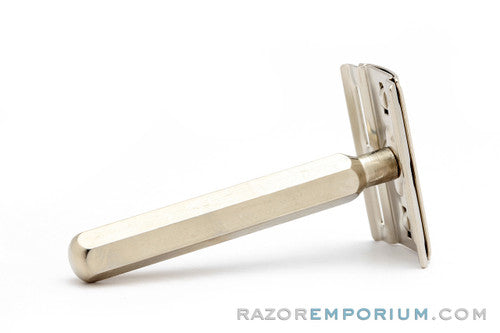 1960s Double Edge Safety Razor Factory Nickel Revamp