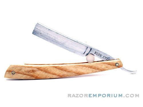 9/16" H. Henry Hill "Blue Steel" Hollow Grind Straight Razor | Made in Germany