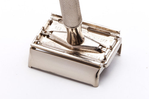 1940's Gillette Super Speed Double Edge Safety Razor with Original Box and Blade Bank