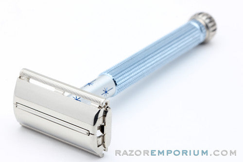 1966 Gillette Blue Star Lady Gillette DE Safety Razor L1 - Excellent